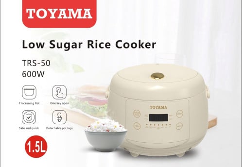 ឆ្នាំងដាំបាយកាត់ជាតិស្ករ TOYAMA
