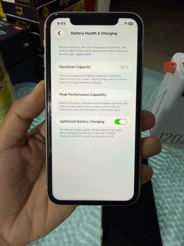 IPhone 11 128GB អេក្រង់ហ្សុីន🔋Zin 92% អត់ស្កេន តួរស្អាត98%
