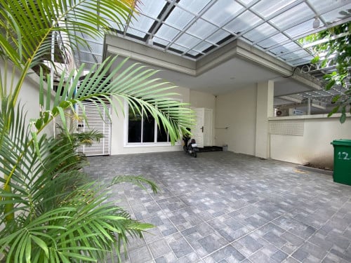 Twin Villa for rent at Borey Orkide 2004