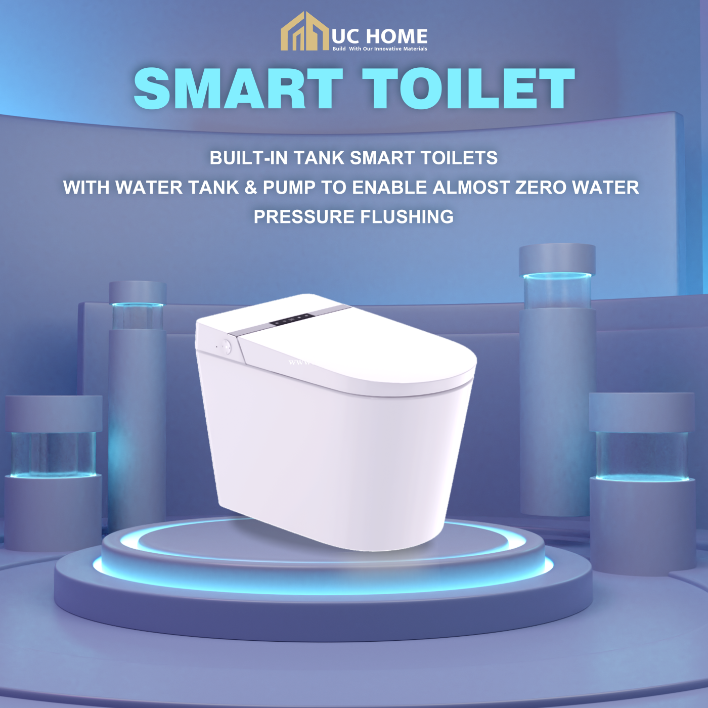 Smart toilet បង្គន់ឆ្លាតវៃ price $714 in Boeng Keng Kang Bei, Boeng ...