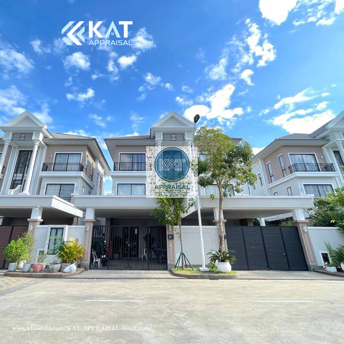 វីឡាភ្លោះ B សម្រាប់ជួល l Twin B Villa For Rent
