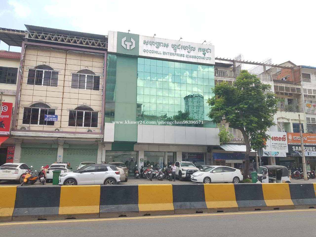 Prime Office Building for Lease on Sihanouk Blvd