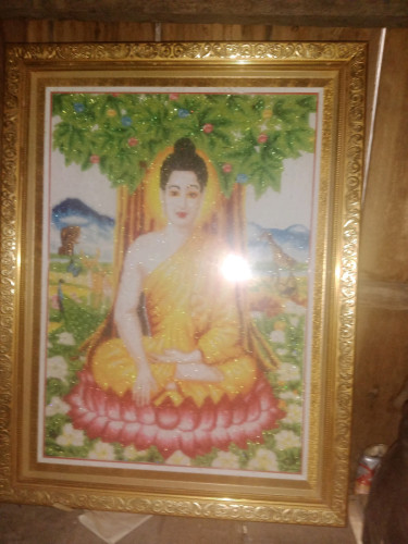 រូបចាក់ហើយដៃទឹកដៃល្អរូបព្រះពុទ្ធមានសុំស្រាប់ទំហំ 49 គុណ 61