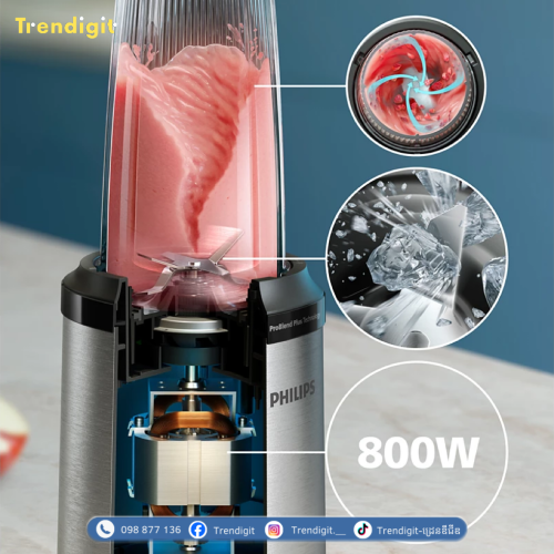ម៉ាស៊ីនទឹកក្រឡុក Philips Blender HR2765/00