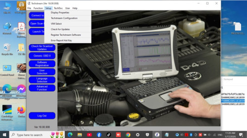 កម្មវិធី Toyota Techstream v.18