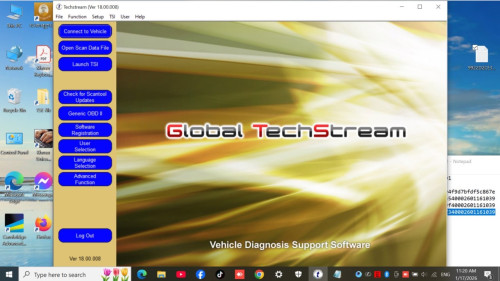 កម្មវិធី Toyota Techstream v.18