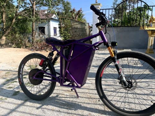 Electric bicycle -Battery 72v 45Ah lifepo4 32140-Hub Motor 2000W-Speed 70Km/h-អាចជិះបានចម្ងាយ 70km