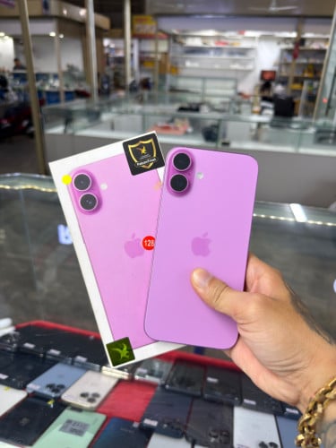 iPhone 16 Plus Pink X/A HD128GB Phone Condition 98% 🔋92% , ដូរអេក្រង់ហ្ស៊ីនក្រុមហ៊ុន