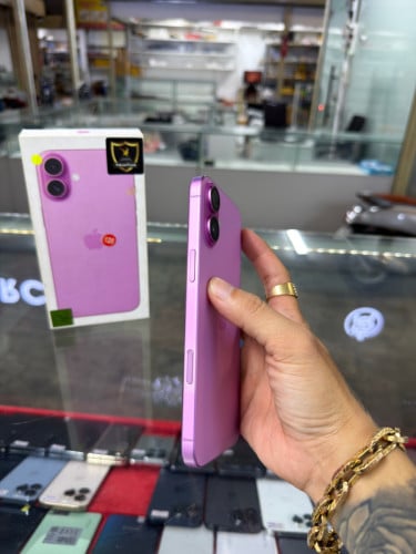 iPhone 16 Plus Pink X/A HD128GB Phone Condition 98% 🔋92% , ដូរអេក្រង់ហ្ស៊ីនក្រុមហ៊ុន