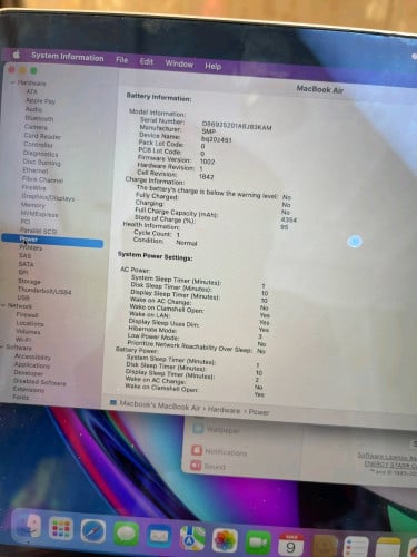 Macbook Airឆ្នាំ2020 New Battery