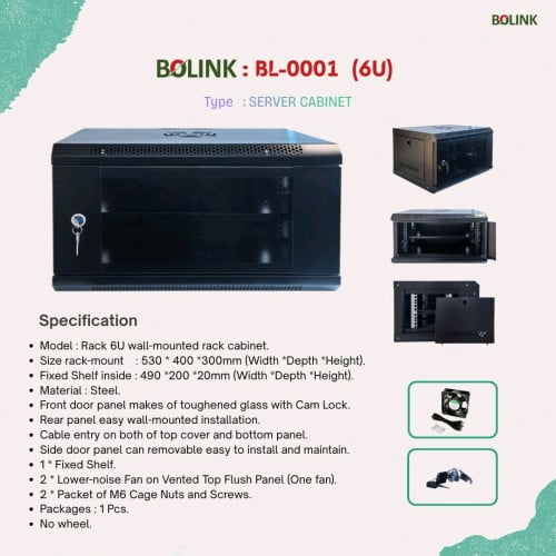 Rack Sever Cabinet 6U