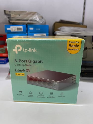 Switch TP-Link 5-Port 10/100/1000Mbps Gigabit LS105G $13
