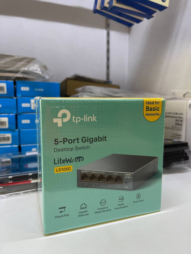 Switch TP-Link 5-Port 10/100/1000Mbps Gigabit LS105G $13