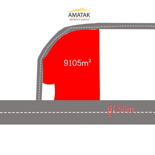 Land sale on 50 ម៉ែត្រ
