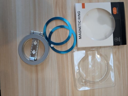 Metal Double Magnetic Cell Phone Ring Holder