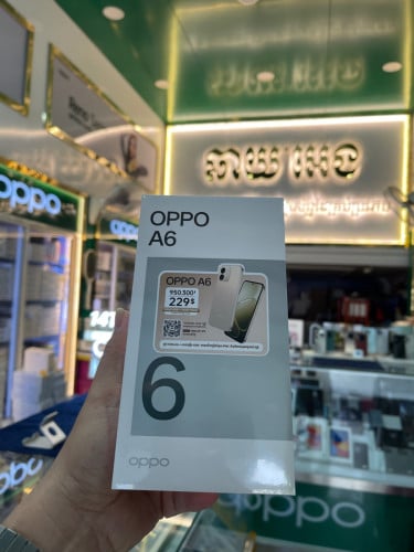 OPPO A6 Ram8G+8G/128GB ថ្មីប្រអប់តម្លៃពិសេសជូន