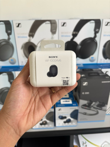 Sony WF-1000xM6 Black with Official Warranty