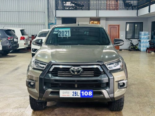Toyota hilux Rally 2021Full option  ឆ្វេងសុីនចូលតាមក្រុមហ៊ុន Toyota