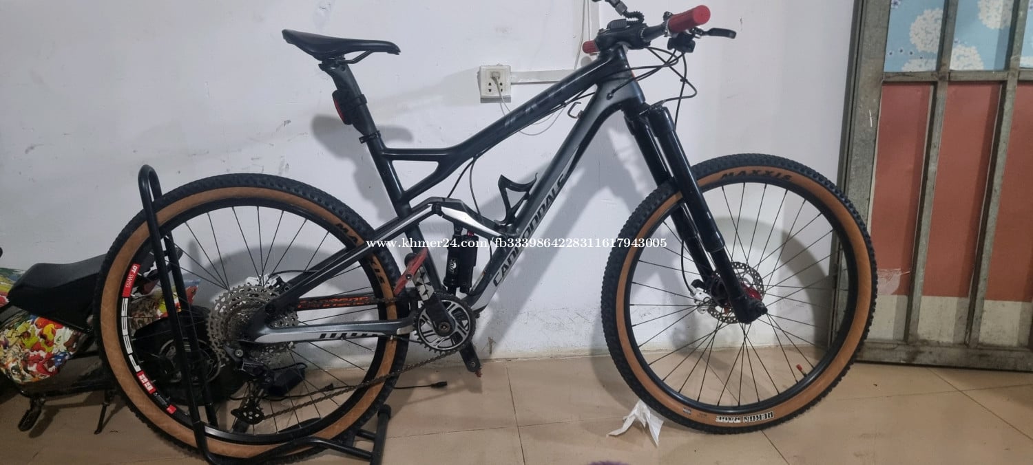 លក់កង់ជិះផ្ទាល់រឺដូរយកកង់គគ់វិញcannondale jekyll size s 27.5 full calborn។តួរ កាបោនគ្រឿង shima