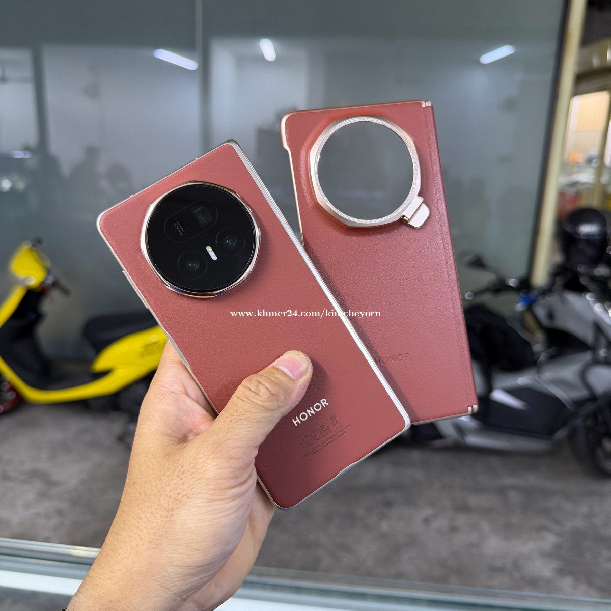 Honor Magic V5 16/512G Global 99% តម្លៃ1089$ price $1089.00 in Tuek L ...