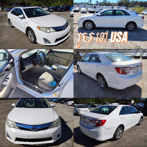 Camry XLE hybrid 2012 Full option ក្នុងលឿង