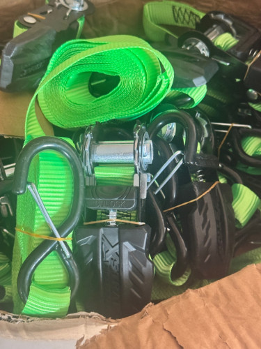 Heavy duty straps ratchet straps x4