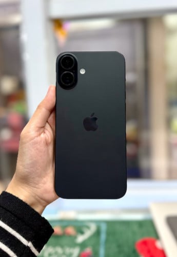 Iphone 16 Plus ទំហំផ្ទុក (128G) តួស្អាត 98% Model LLA Color Black