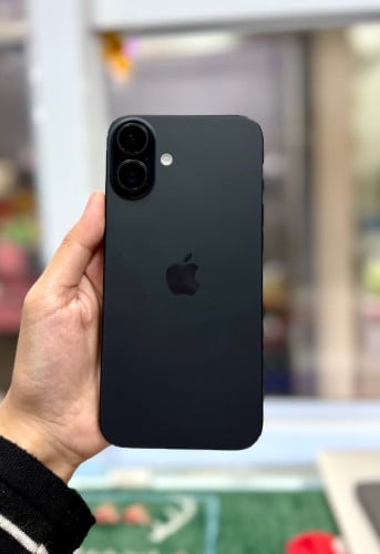Iphone 16 Plus ទំហំផ្ទុក (128G) តួស្អាត 98% Model LLA Color Black
