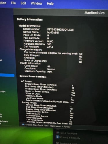 MacBook Pro 14inch M3 Ram8 G 512G