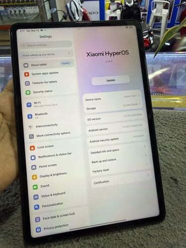 Mi Pad 6 256G Global WiFi 98% មានឆ្នាំងសាក