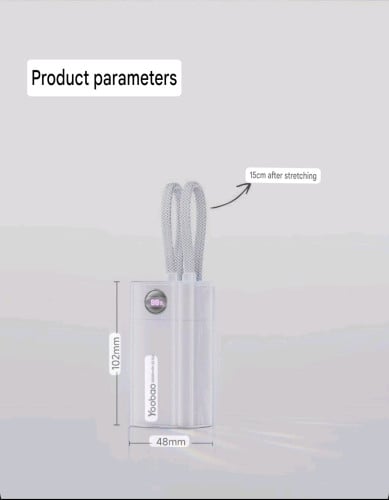 Power bank 20000mAh តូចច្រឡឹងស្រួលដាក់តាមខ្លួន គុណភាពថ្មប្រភេទមិនប៉ោងហើម ប្រើប្រាស់បានយូរ តម្លៃ 22$
