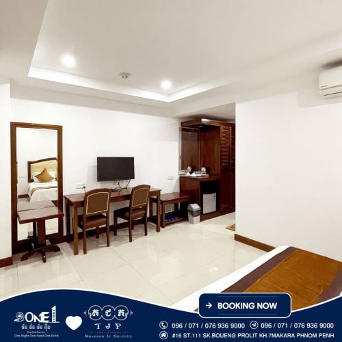 Room For Rent Nearby Orussey Maket/បន្ទប់សម្រាប់ជួលនៅម្តុំផ្សារអូរឬស្សី