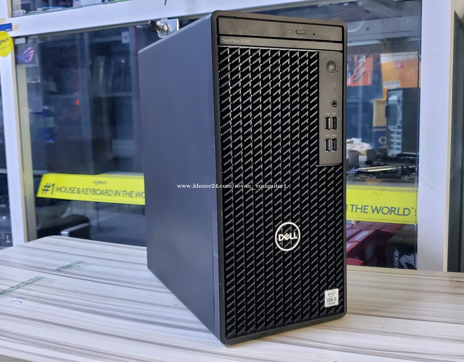 Dell Optiplex 3080 Core i5 10Gen Ram 8G ssd 256G នៅស្អាត