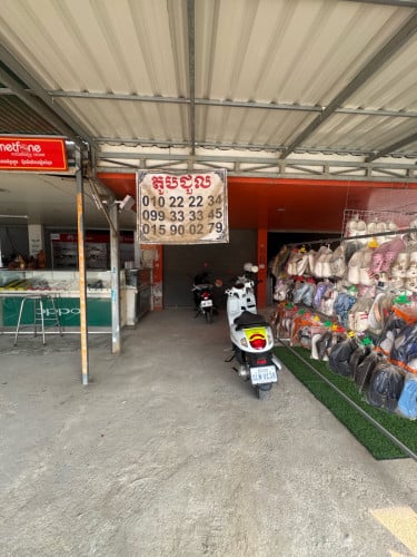 តូបជួលលេីផ្លូវជាតិលេខ​ 2 ជាប់រោងចក្រ Sunbow​ ពីររង្ងង់មូលគួរស្រូវ4គីទ្បូ