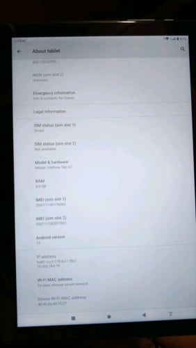 A7ULEFONE 10.1 good condition 97%