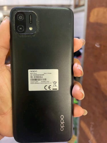 OPPO A16K ខ្មៅ ស្អាត 98% ធានាសាណុំហ្សុីន 13មុឺន Ram3 Memory 32G ទីតាំង ភ្នំពេញ  ផ្សារថ្មី
