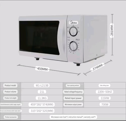 midea microwave