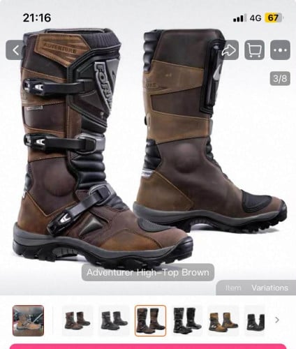 New boots we sell it because it a bit smaller than my husband size