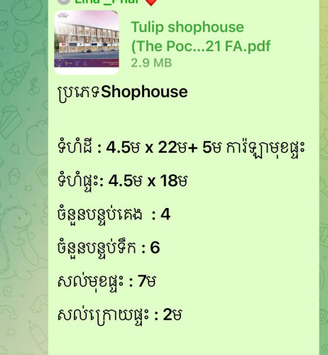 Shop house for rent
