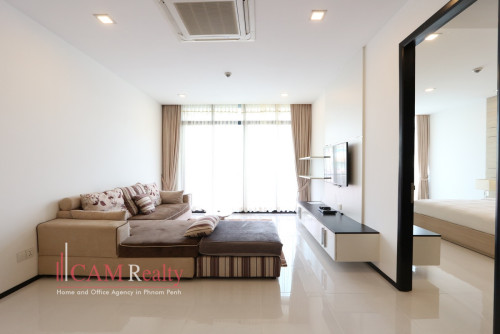 Western Style 1 Bedroom Serviced Apartment For Rent in Daun Penh