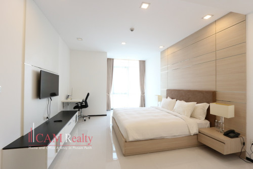 Western Style 1 Bedroom Serviced Apartment For Rent in Daun Penh