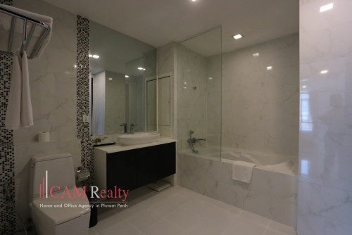 Western Style 1 Bedroom Serviced Apartment For Rent in Daun Penh