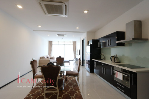 Western Style 1 Bedroom Serviced Apartment For Rent in Daun Penh