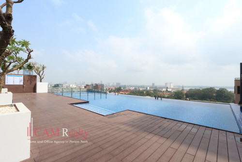 Western Style 1 Bedroom Serviced Apartment For Rent in Daun Penh