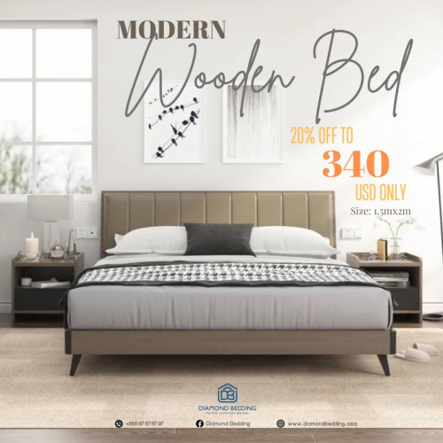 Wooden Bed