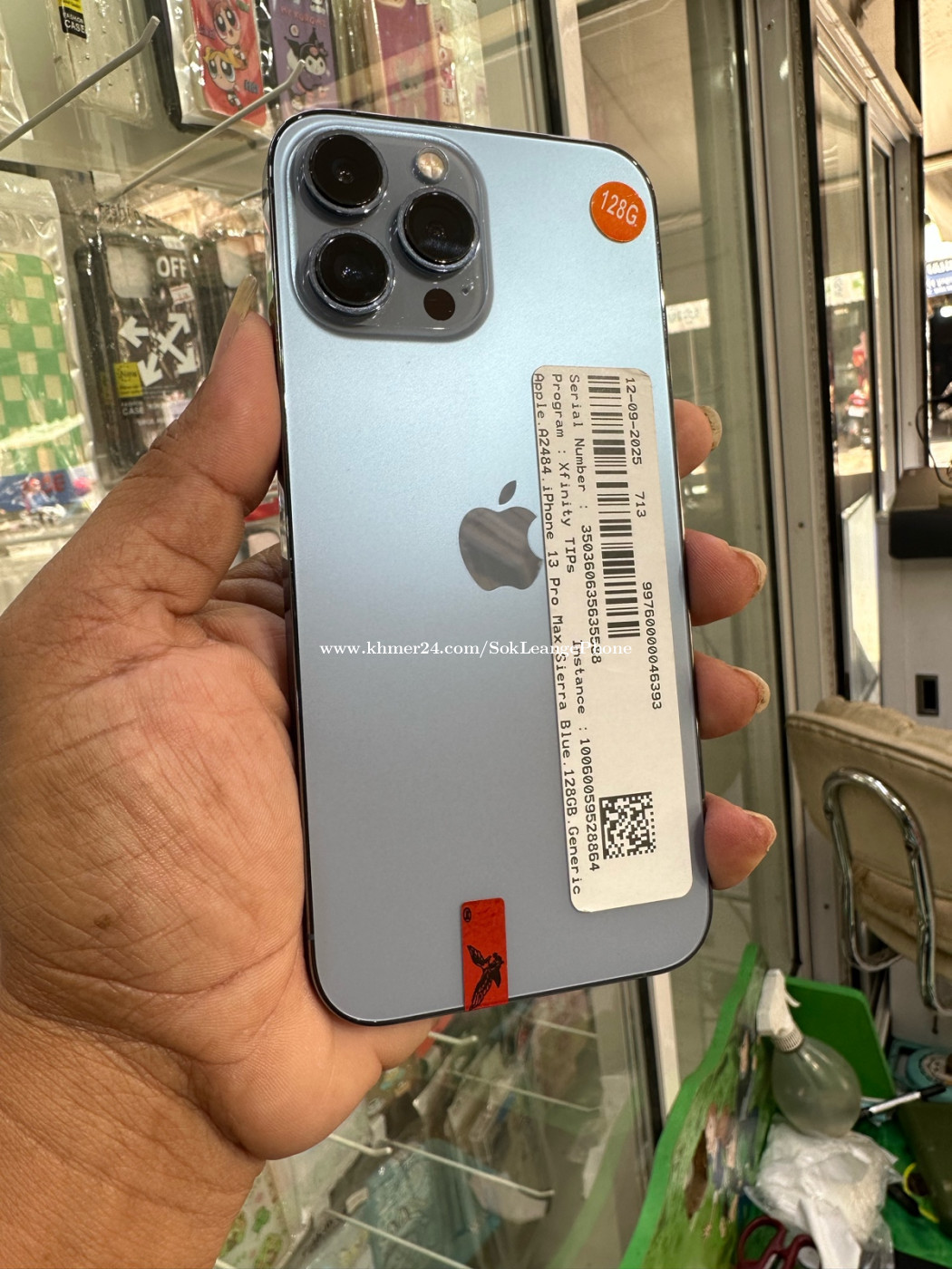 iphone13pmមួយទឺកចំមកពីអាមេរិកសាណុំស្រុីនស្អាត99%