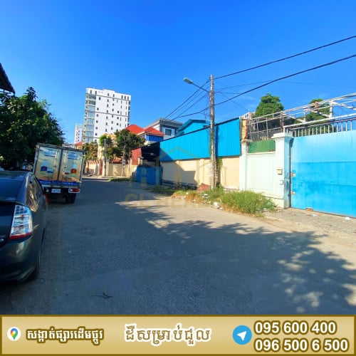 ដីជួលស្ថិតនៅផ្សារដើមថ្កូវ