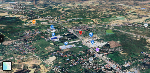 国道4号沿线土地出租，位于贡不至金边高速公路旁。ដីផ្លូវជាតិលេខ4 ក្បែរផ្លូវល្បឿនលឿន កំពុងស្ពឺ-ភ្នំពេញ សម្រាប់ជួល