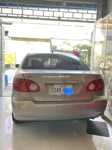 ចង់លក់ឡានCOROLA 2003 LE ម្ចាស់ដេីមទី1 ស្អាតណាស់អត់បុកអត់ប៉ះអត់ច្រេះក្នុង+ក្រៅថ្មីលក់ 8900$ចចារ