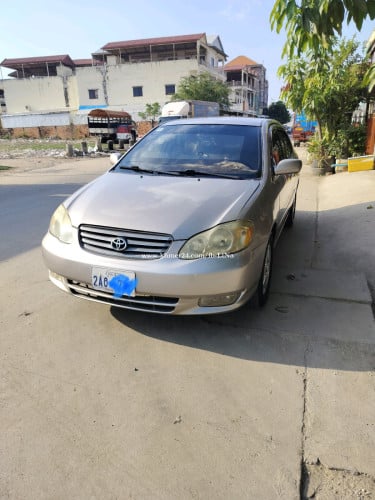 ចង់លក់ឡានCOROLA 2003 LE ម្ចាស់ដេីមទី1 ស្អាតណាស់អត់បុកអត់ប៉ះអត់ច្រេះក្នុង+ក្រៅថ្មីលក់ 8900$ចចារ